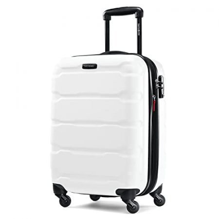 Deal Alert: Samsonite Omni PC Hardside Expandable Luggage with Spinner Wheels, Carry-On 20-Inch, White