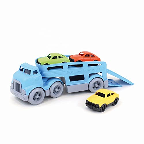Green Toys Car Carrier, Blue – Pretend Play, Motor Skills, Kids Toy Vehicle. No BPA, phthalates, PVC. Dishwasher Safe, Recycled Plastic, Made in USA. — only $11.00 (reg $24.99)