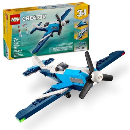Deal Alert: LEGO Creator 3 in 1 Aircraft Race Plane Toy -Airplane, Fighter Jet, or Helicopter <span class="rdcpo-price rdcpo-now" data-asin="B0DJ1B7ZDQ">$8.19</span> (reg <span class="rdcpo-price rdcpo-now" data-asin="B0DJ1B7ZDQ">$8.19</span>)