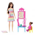 Deal Alert: Barbie Teacher with Brunette Fashion Doll with Printed Dress, 1 Toddler Doll, & Teaching Accessories — only $11.99 (reg $21.59)
