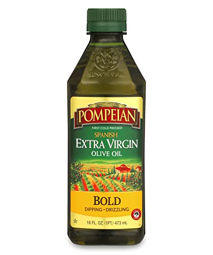 Pompeian Spanish Bold Extra Virgin Olive Oil, Contains Polyphenols, First Cold Pressed, 16 Fl Oz — only $3.68 ($0.23 / Ounce) (reg $4.94 ($0.31 / Ounce))