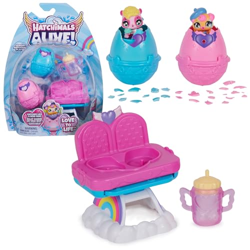 Hatchimals Alive, Hungry Hatchimals Playset with Highchair Toy and 2 Mini Figures in Self-Hatching Eggs, Kids Toys for Girls and Boys Ages 3 and up — only $7.89 (reg $12.99)