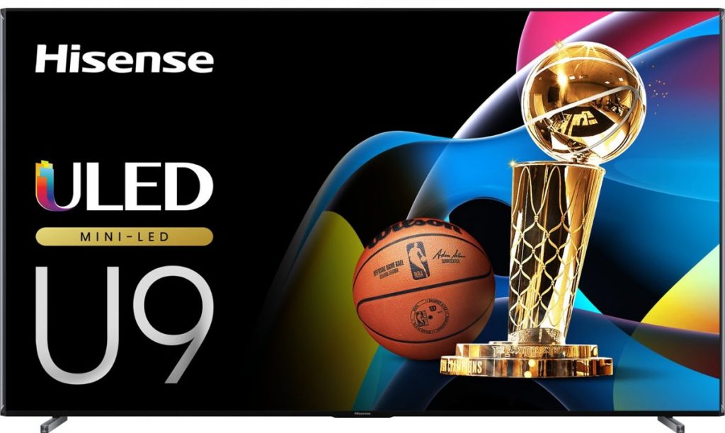 Hisense – 85″ Class U9 Series Mini-LED 4K UHD QLED Google TV (2024) $2,599 (reg $3999.99)