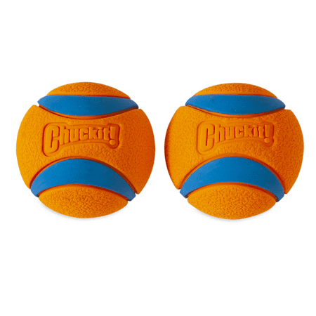 Chuckit Ultra Ball Rubber Fetch Dog Toy Small for Dogs up to 20 lb Pack of 2 Multcolor $5.50 (reg $9.99)