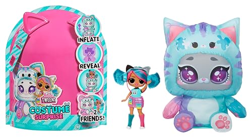 LOL Surprise Tweens Costume Surprise Emma Emo Fashion Doll with Inflatable Teal Kitty Pet Costume and Multiple Surprises Including Fabulous Fashions & Accessories β Great Gift for Kids Ages 4+ (Multicolor, One Size) LOL Surprise Tweens Costume Surprise Emma Emo Fashion Doll with Inflatable Teal Kitty Pet Costume and Multiple Surprises Including Fabulous Fashions & Accessories β Great Gift for Kids Ages 4+ (Multicolor, One Size)