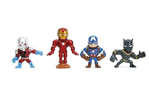 Marvel Avengers 2.5" 4-Pack Die-Cast Collectible Figures, Toys for Kids and Adults