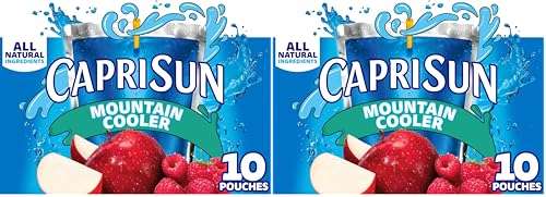 Capri Sun Mountain Cooler Ready-to-Drink Juice (10 Pouches) (Pack of 2)