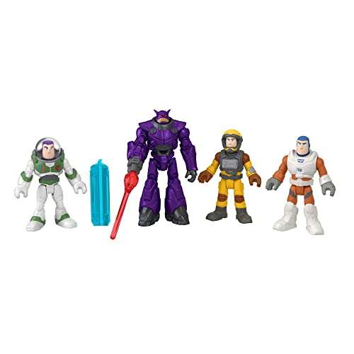 Fisher-Price Disney and Pixar Lightyear Toys, Imaginext Buzz Lightyear Mission Multipack Figure Set for Preschool Pretend Play Ages 3+ Years