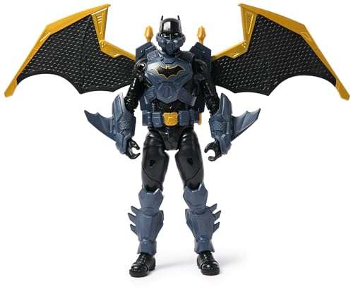 Batman Adventures, 12-inch Night Sky Batman Action Figure with Expandable Wings, Kids Toys for Boys and Girls Age 3 and Up