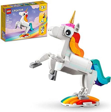 Deal Alert: Lego Creator 3 in 1 Magical Unicorn Toy, Transforms from Unicorn to Seahorse to Peacock, Rainbow Animal Figures, Unicorn Gift for Grandchildren, Girls and Boys, Buildable Toys, 31140 — <span class="rdcpo-price rdcpo-now" data-asin="B0BLJ4SVWV">$6.79</span> (reg <span class="rdcpo-price rdcpo-now" data-asin="B0BLJ4SVWV">$6.79</span>)