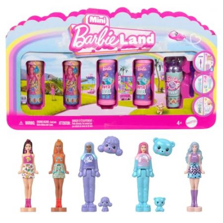 Deal Alert: Barbie Mini Barbie Land 5-Pack Pop Reveal Dolls, 1.5-inch Mini Doll with Surprise Reveal & Sensory Play Piece (Styles May Vary) — <span class="rdcpo-price rdcpo-now" data-asin="B0DB5V4TTK">$9.99</span> (reg <span class="rdcpo-price rdcpo-now" data-asin="B0DB5V4TTK">$9.99</span>)