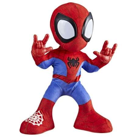 Marvel Spidey His Amazing Friends Dance N Crawl Spidey Interactive Plush Toy