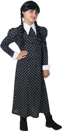 Deal Alert: Wednesday TV Series: Wednesday Addams Costume Dress for Kids by Rubies, Girl’s Small — <span class="rd-now"><strong>29.97</strong></span> <span class="rd-list"><s>41.99</s></span> (reg <span class="rd-now"><strong>29.97</strong></span> <span class="rd-list"><s>41.99</s></span>)