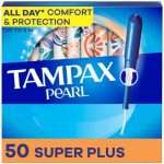 Deal Alert: Tampax Pearl Tampons for Women, Unscented, 50 Count — <span class="rd-now"><strong>9.48</strong></span> <span class="rd-list"><s>18.74</s></span> (reg <span class="rd-now"><strong>9.48</strong></span> <span class="rd-list"><s>18.74</s></span>)