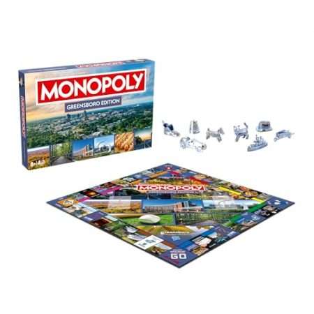 Deal Alert: Monopoly Board Game – Greensboro, NC Edition: 2-6 Players Family Board Games for Kids and Adults, Board Games for Kids 8 and Up, Great for Game Night — <span class="rd-now"><strong>9.11</strong></span> <span class="rd-list"><s>18.81</s></span> (reg <span class="rd-now"><strong>9.11</strong></span> <span class="rd-list"><s>18.81</s></span>)