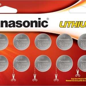 Deal Alert: Panasonic CR2032 3.0 Volt Long Lasting Lithium Coin Cell Batteries in Child Resistant,10 Pack