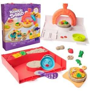 Deal Alert: Kinetic Sand, SquishPizza Rising Pizza Oven Playset with 1lb Play Sand & 5 Tools, Play Food Arts & Crafts, Holiday Gifts & Stocking Stuffers for Kids Ages 3 and up