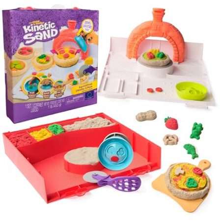 Deal Alert: Kinetic Sand, SquishPizza Rising Pizza Oven Playset with 1lb Play Sand & 5 Tools,