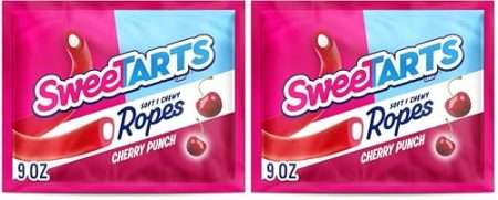 Deal Alert: SweeTARTS Soft & Chewy Ropes Candy, Cherry Punch, 9 Ounce (Pack of 2) — <span class="rd-now"><strong>7.94</strong></span> <span class="rd-list"><s>7.94</s></span> (reg <span class="rd-now"><strong>7.94</strong></span> <span class="rd-list"><s>7.94</s></span>)