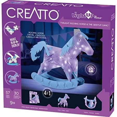 Deal Alert: Thames & Kosmos Creatto Twilight Rocking Horse & The Giddyup Gang Light-Up 3D Puzzle Kit, <span class="rdcpo-price rdcpo-now" data-asin="B09QH6J5DT">$6.28</span> (reg <span class="rdcpo-price rdcpo-now" data-asin="B09QH6J5DT">$6.28</span>)