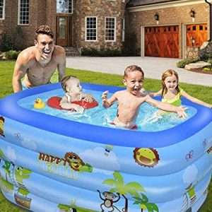 Deal Alert: Inflatable Swimming Pool-TINKLE WELL Kiddie Pool 70″ X 55″ X 23″ |4-Layer <span class="rd-now"><strong>20.39</strong></span> <span class="rd-list"><s>34.99</s></span>
