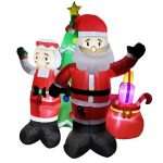 Deal Alert: Fraser Hill Farm 6-Ft. Tall Mr and Mrs Claus with Tree Blow Up Inflatable with Lights and Music, Outdoor Christmas Inflatable Decoration for Lawn and Yard, Giant Festive Holiday Decor — <span class="rd-now"><strong>71.83</strong></span> <span class="rd-list"><s>89.99</s></span> (reg <span class="rd-now"><strong>71.83</strong></span> <span class="rd-list"><s>89.99</s></span>)