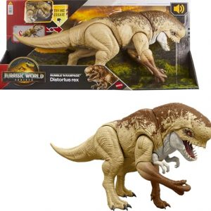 Deal Alert: Mattel Jurassic World Rebirth Distortus Rex Rumble N Rampage Dinosaur Action Figure 22 Inch with 2 Attack Actions, <span class="rd-now"><strong>13.99</strong></span> <span class="rd-list"><s>20.99</s></span> (reg <span class="rd-now"><strong>13.99</strong></span> <span class="rd-list"><s>20.99</s></span>)
