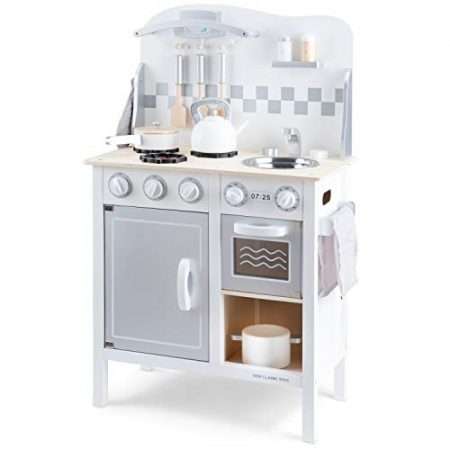 Deal Alert: New Classic Toys White Wooden Pretend Play Toy Kitchen for Kids with Role Play Bon Appetit Included Accesoires — <span class="rdcpo-price rdcpo-now" data-asin="B07R3VZGW3">$44.51</span>