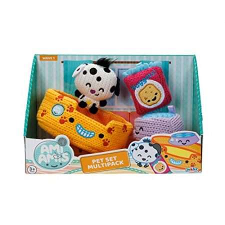 Deal Alert: Ami Amis™ The Pet Set Multipack Mini Soft and Cozy Crochet Plush, Adorably Cute Details, Pocket Sized for on the Go Play! Collection Enthusiasts —  (reg )