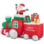 Deal Alert: Glitzhome 8ft Christmas Inflatable Decoration Xmas Santa on Red Truck Built-in Lights Outdoor & Indoor Holiday Yard Decor Blow Up Festival Decor (Multicolor) only [amzprice asin=”B093CWZVTV” pct=”20″]