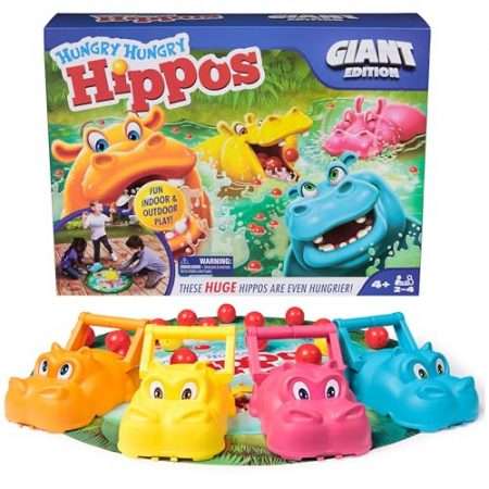 Deal Alert: Spin Master Games, Hungry Hungry Hippos Giant Edition, Family Game for Indoor & Outdoor Play with Oversized Board, Preschool Activity, Screenless Activity for Kids, 2-4 Players, Ages 4 & Up β <span class="rdcpo-price rdcpo-now" data-asin="B0DD55Y6ZX">$15.49</span> (reg <span class="rdcpo-price rdcpo-now" data-asin="B0DD55Y6ZX">$15.49</span>)
