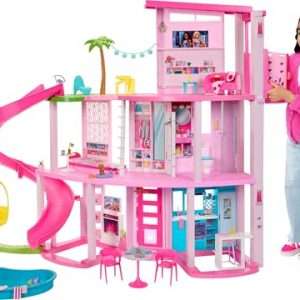 Deal Alert: Barbie Dreamhouse, Pool Party Doll House with 75+ Pieces and 3-Story Slide,  <span class="rd-now"><strong>13.70</strong></span> <span class="rd-list"><s>40.00</s></span> (reg <span class="rd-now"><strong>13.70</strong></span> <span class="rd-list"><s>40.00</s></span>)