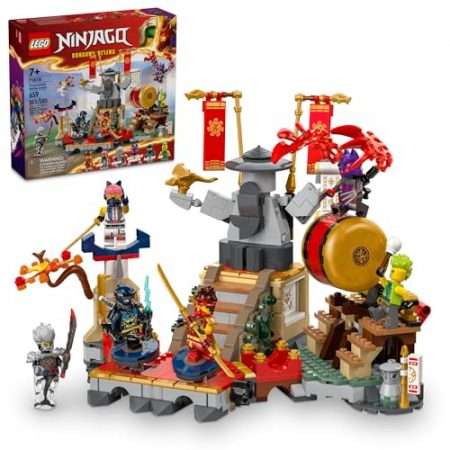 Deal Alert: LEGO NINJAGO Tournament Battle Arena Playset with 6 Minifigures, Action Toy for Kids, Ninja Toy Building Set,