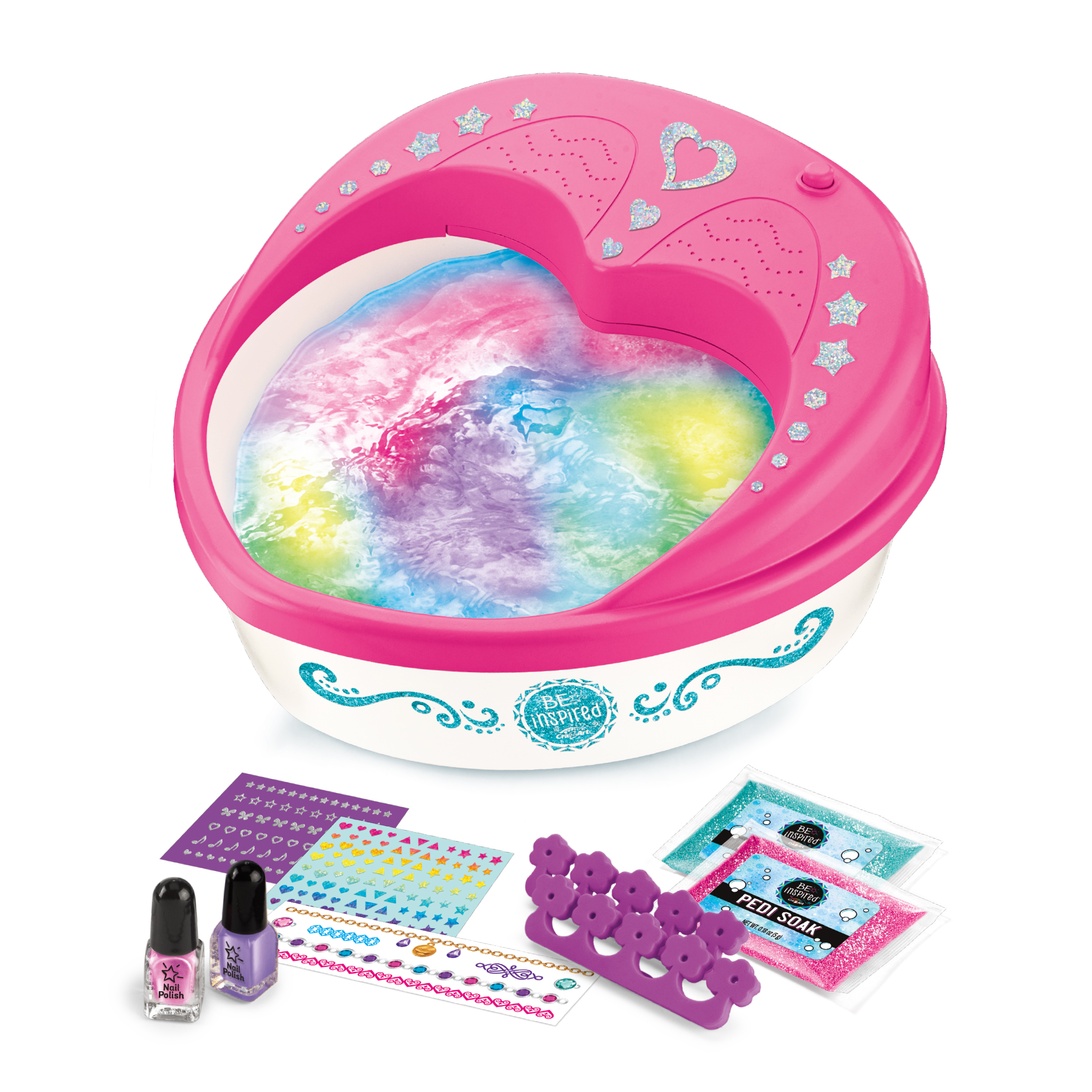 be inspired by cra z art 5 in 1 light up super spa salon recommended for tweens ages 8 up novelty toy